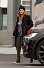 JESSICA ALBA Shopping at Fred Segal in Los Angeles 01/19/2018
