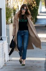 JESSICA BIEL Arrives at Au Fudge in West Hollywood 01/10/2018