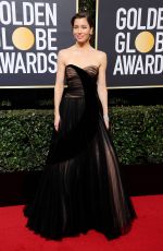 JESSICA BIEL at 75th Annual Golden Globe Awards in Beverly Hills 01/07/2018