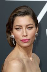 JESSICA BIEL at 75th Annual Golden Globe Awards in Beverly Hills 01/07/2018