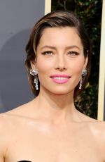 JESSICA BIEL at 75th Annual Golden Globe Awards in Beverly Hills 01/07/2018