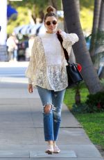 JESSICA BIEL Out Shopping in Los Angeles 01/27/2018