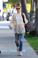 JESSICA BIEL Out Shopping in Los Angeles 01/27/2018