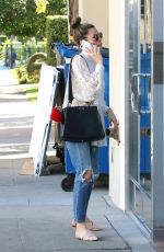 JESSICA BIEL Out Shopping in Los Angeles 01/27/2018