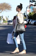 JESSICA BIEL Out Shopping in Los Angeles 01/27/2018