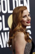 JESSICA CHASTAIN at 75th Annual Golden Globe Awards in Beverly Hills 01/07/2018