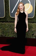 JESSICA CHASTAIN at 75th Annual Golden Globe Awards in Beverly Hills 01/07/2018