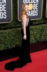 JESSICA CHASTAIN at 75th Annual Golden Globe Awards in Beverly Hills 01/07/2018