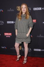 JESSICA CHASTAIN at Bafta Los Angeles Tea Party in Los Angeles 01/06/2018