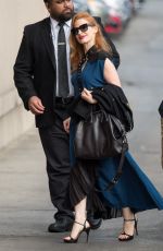 JESSICA CHASTAIN at Jimmy Kimmel Live! in Los Angeles 01/03/2018
