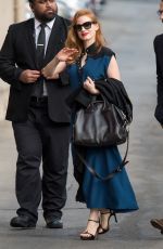 JESSICA CHASTAIN at Jimmy Kimmel Live! in Los Angeles 01/03/2018