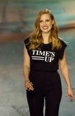 JESSICA CHASTAIN at Jimmy Kimmel Live! in Los Angeles 01/03/2018