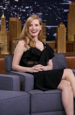 JESSICA CHASTAIN at Tonight Show Starring Jimmy Fallon in New York 01/18/2018