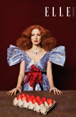 JESSICA CHASTAIN for Elle Magazine, Taiwan January 2018