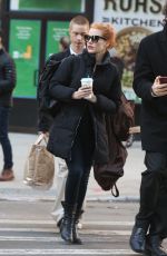 JESSICA CHASTAIN Heading to Host Saturday Night Live in New York 01/20/2018