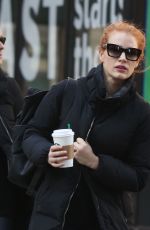 JESSICA CHASTAIN Heading to NBC Studios in New York 01/20/2018