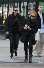 JESSICA CHASTAIN Heading to NBC Studios in New York 01/20/2018