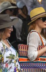 JESSICA CHASTAIN Shopping at a Market in Sydney 01/27/2018