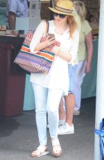 JESSICA CHASTAIN Shopping at a Market in Sydney 01/27/2018