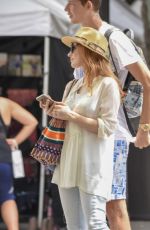 JESSICA CHASTAIN Shopping at a Market in Sydney 01/27/2018