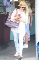 JESSICA CHASTAIN Shopping at a Market in Sydney 01/27/2018