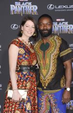 JESSICA OYELOWO at Black Panther Premiere in Hollywood 01/29/2018
