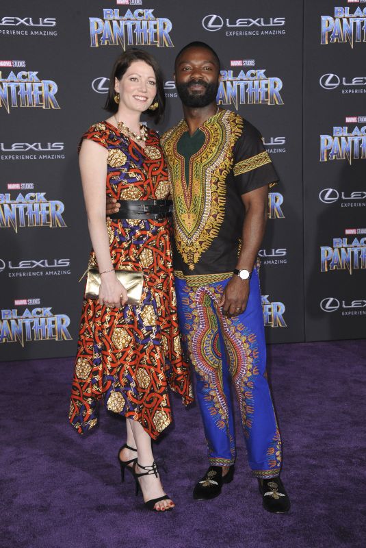 JESSICA OYELOWO at Black Panther Premiere in Hollywood 01/29/2018