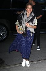 JESSICA SEINFELD Night Out in New York 01/24/2018