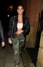 JESSICA WRIGHT Arrives at Mahiki in Manchester 01/27/2018