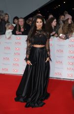 JESSICA WRIGHT at National Television Awards in London 01/23/2018