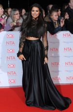 JESSICA WRIGHT at National Television Awards in London 01/23/2018