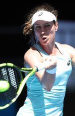 JOHANNA KONTA at Australian Open Tennis Tournament in Melbourne 01/16/2018