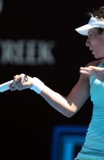 JOHANNA KONTA at Australian Open Tennis Tournament in Melbourne 01/16/2018
