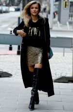 JONNA KRUPA Leaves Good Morning TVN in Warsaw 01/14/2018