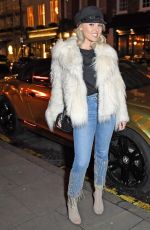 JORGIE PORTER Out and About in London 01/10/2018