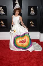 JOY VILLA at Grammy 2018 Awards in New York 01/28/2018