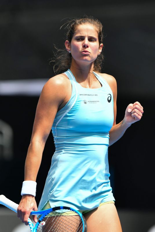 JULIA GOERGES at 2018 Australian Open Tennis Tournament in Melbourne 01/15/2018