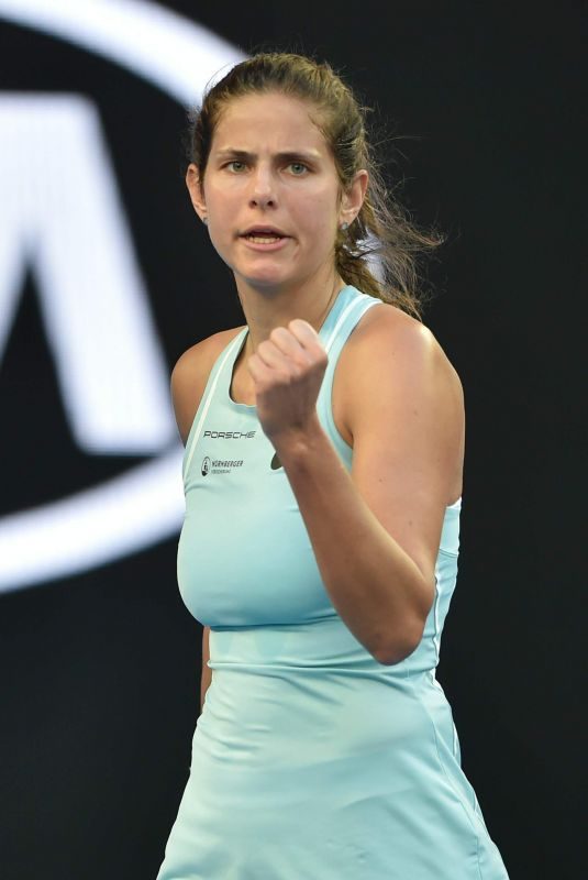 JULIA GOERGES at 2018 Australian Open Tennis Tournament in Melbourne 01/17/2018