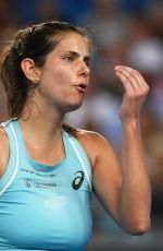 JULIA GOERGES at 2018 Australian Open Tennis Tournament in Melbourne 01/17/2018