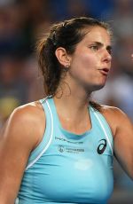 JULIA GOERGES at 2018 Australian Open Tennis Tournament in Melbourne 01/17/2018