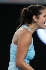 JULIA GOERGES at 2018 Australian Open Tennis Tournament in Melbourne 01/17/2018