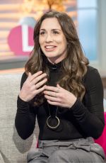 JULIA GOULDING at Lorraine Show in London 01/31/2018