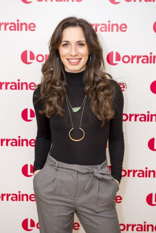 JULIA GOULDING at Lorraine Show in London 01/31/2018