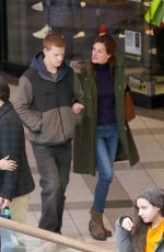 JULIA ROBERTS and Lucas Hedges on the Set of Ben is Back in New York 01/03/2018