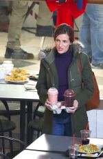 JULIA ROBERTS and Lucas Hedges on the Set of Ben is Back in New York 01/03/2018