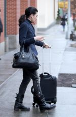 JULIANNA MARGUILES and Keith Lieberthal Leaves Their Apartment in New York 01/12/2018