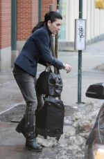 JULIANNA MARGUILES and Keith Lieberthal Leaves Their Apartment in New York 01/12/2018