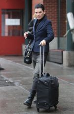JULIANNA MARGUILES and Keith Lieberthal Leaves Their Apartment in New York 01/12/2018