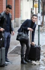 JULIANNA MARGUILES and Keith Lieberthal Leaves Their Apartment in New York 01/12/2018