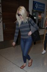 JULIANNE HOUGH and Brooks Laich at LAX Airport in Los Angeles 01/21/2018
